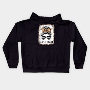 Shit Show Supervisor Women Casual Messy Kids Hoodie